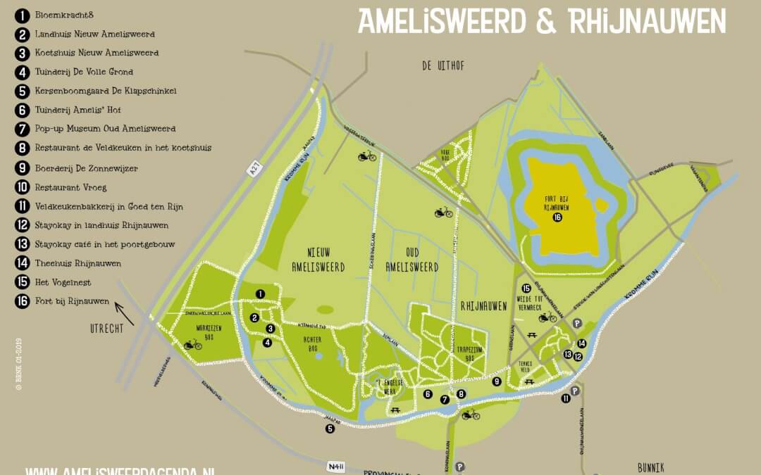 Download: plattegrond Amelisweerd & Rhijnauwen