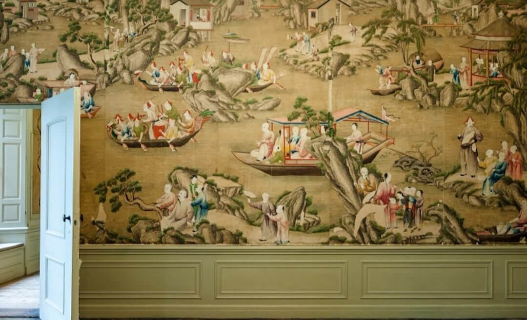 Huis Oud Amelisweerd Chinees behang