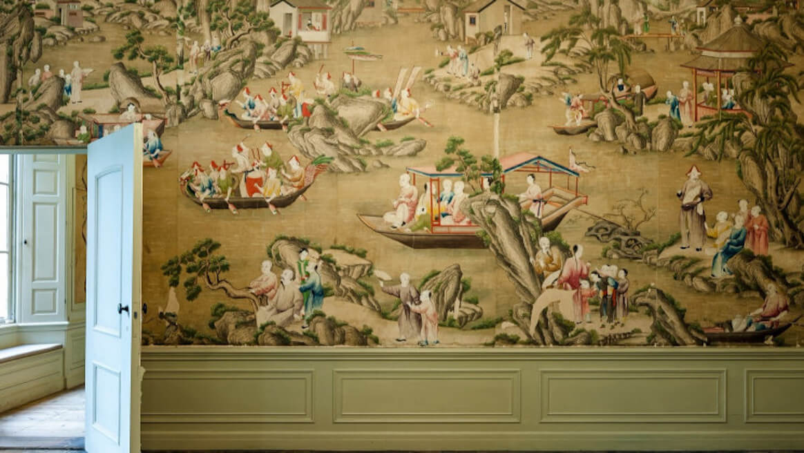 Huis Oud Amelisweerd Chinees behang